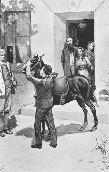 "The pony was a beauty, just high enough for Bert to see comfortably over his back."—Page 256.