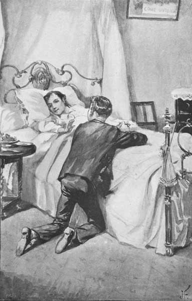 "'Frank, Frank,' he called gently. Frank lifted his tear-stained face."—Page 320.