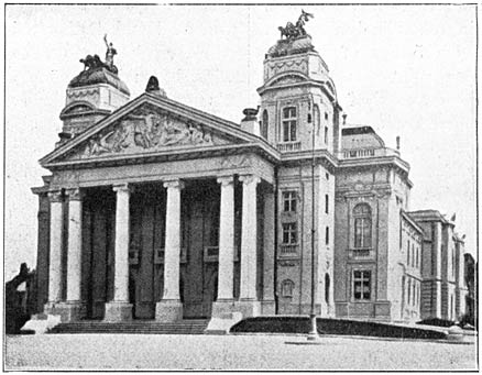 Het theater te Sofia.
