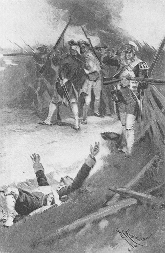 “RICHARD WAS DRAGGED ALONG WITH THE BRITISH UNTIL THEIR POSITION WAS REGAINED.“
