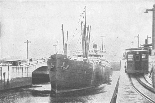 Lock in the Panama Canal Lock in the Panama Canal