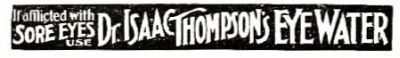 THOMPSON'S EYE WATER