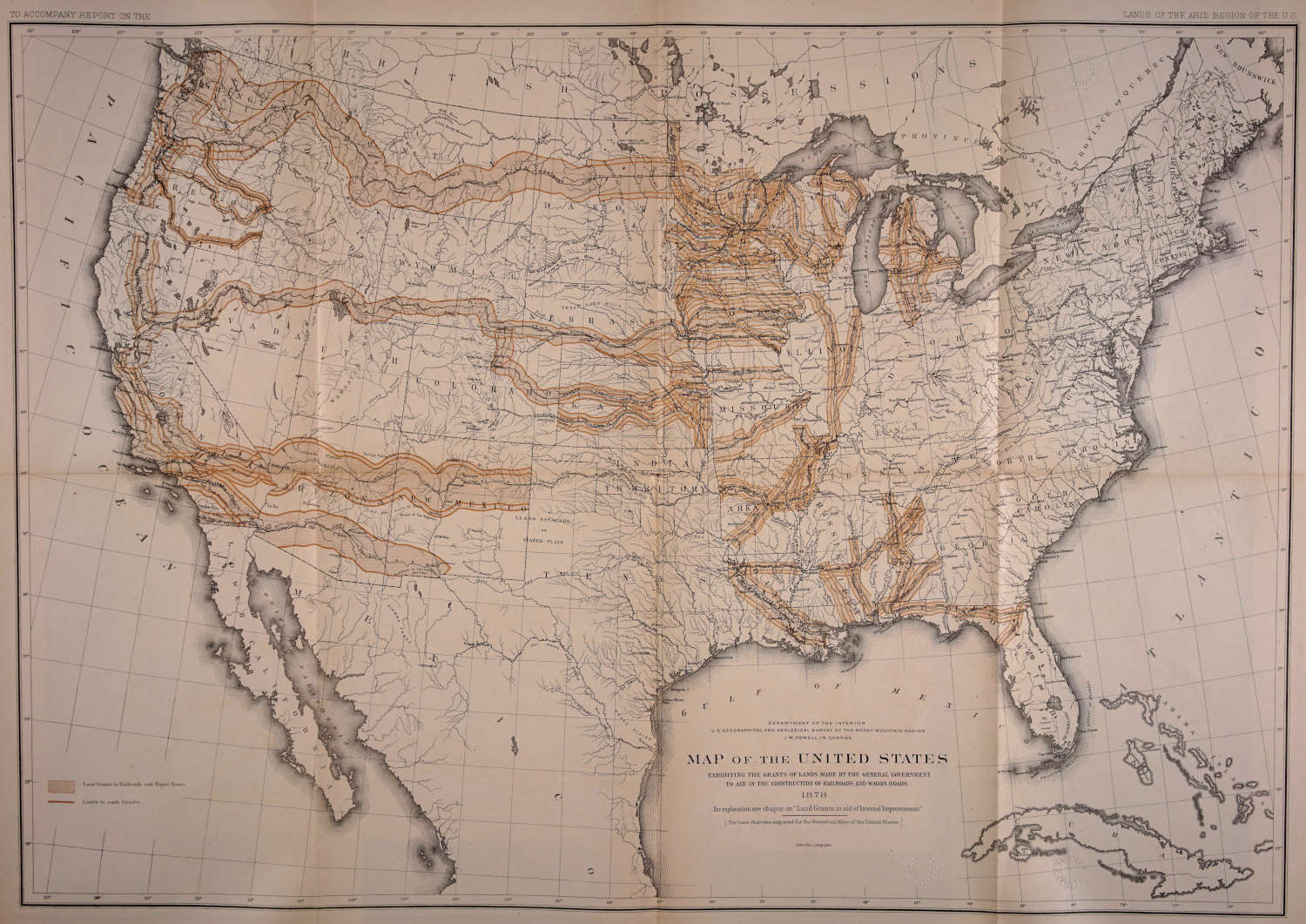 DEPARTMENT OF THE INTERIOR U.S. GEOGRAPHICAL AND GEOLOGICAL SURVEY OF THE ROCKY MOUNTAIN REGION J. W. POWELL, IN CHARGE.