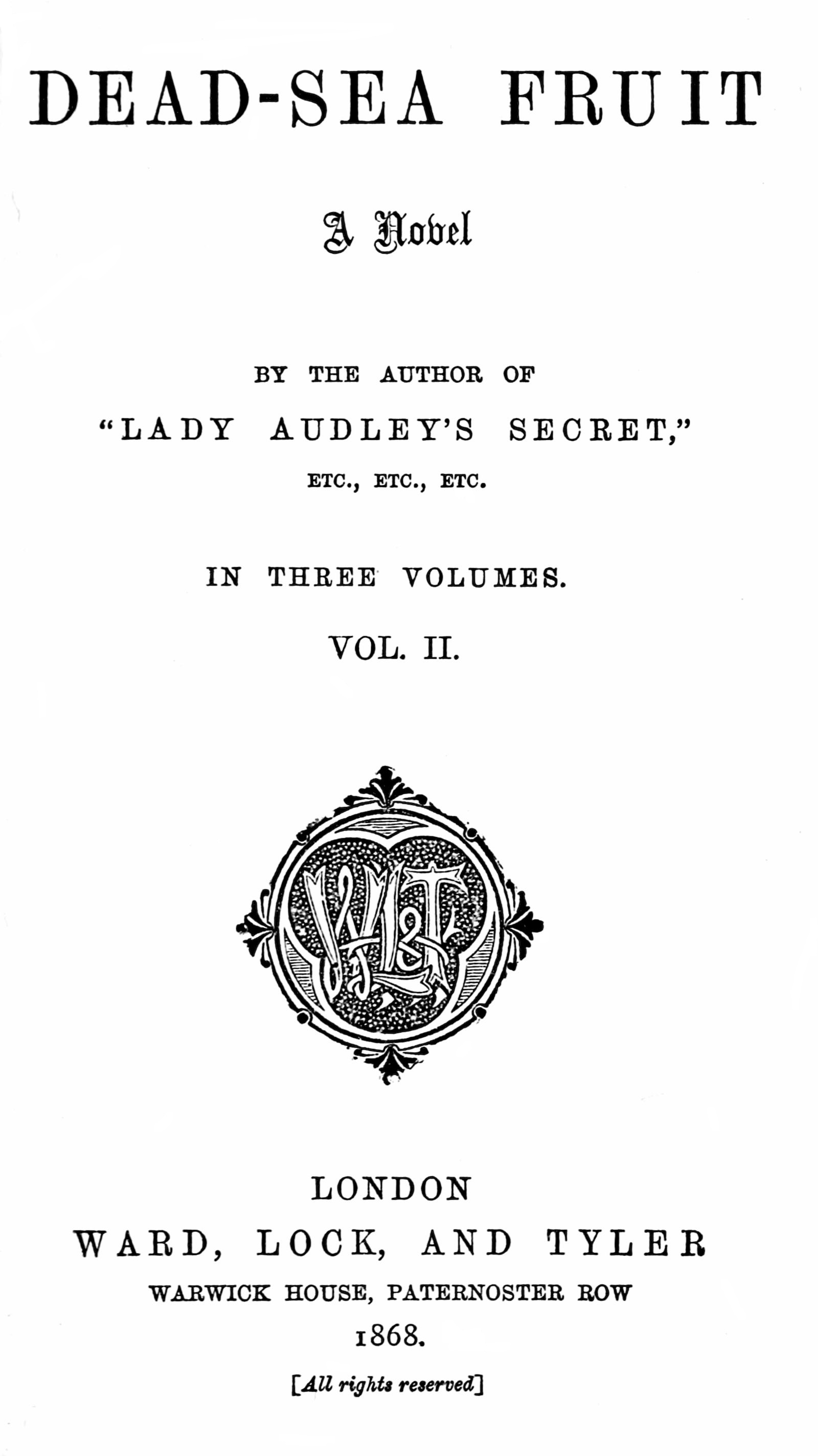 In Vol. 2 of Dead-Sea Fruit, Leonard sinks deeper under Carrington’s sway, torn between love and ambition, as Braddon heightens the tension of temptation, betrayal, and looming ruin.