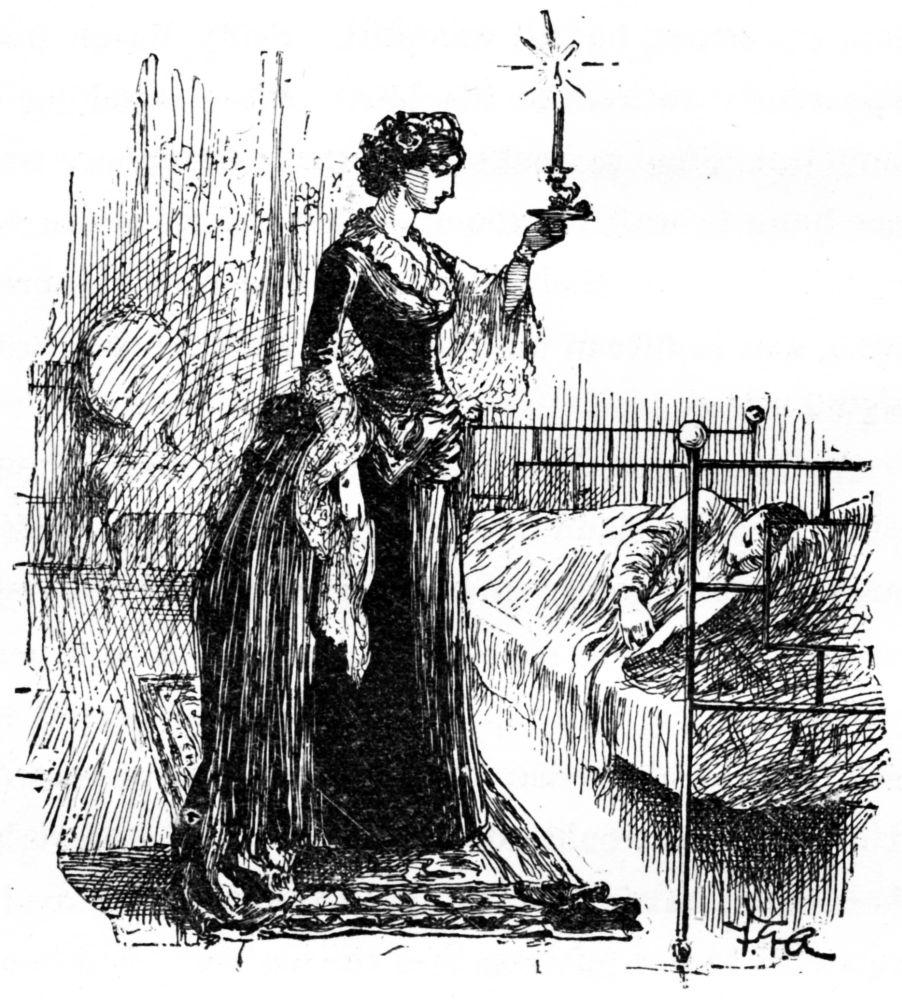 Mrs. Hall, bending over the bedstead, stood watching. Mrs. Hall, bending over the bedstead, stood watching.