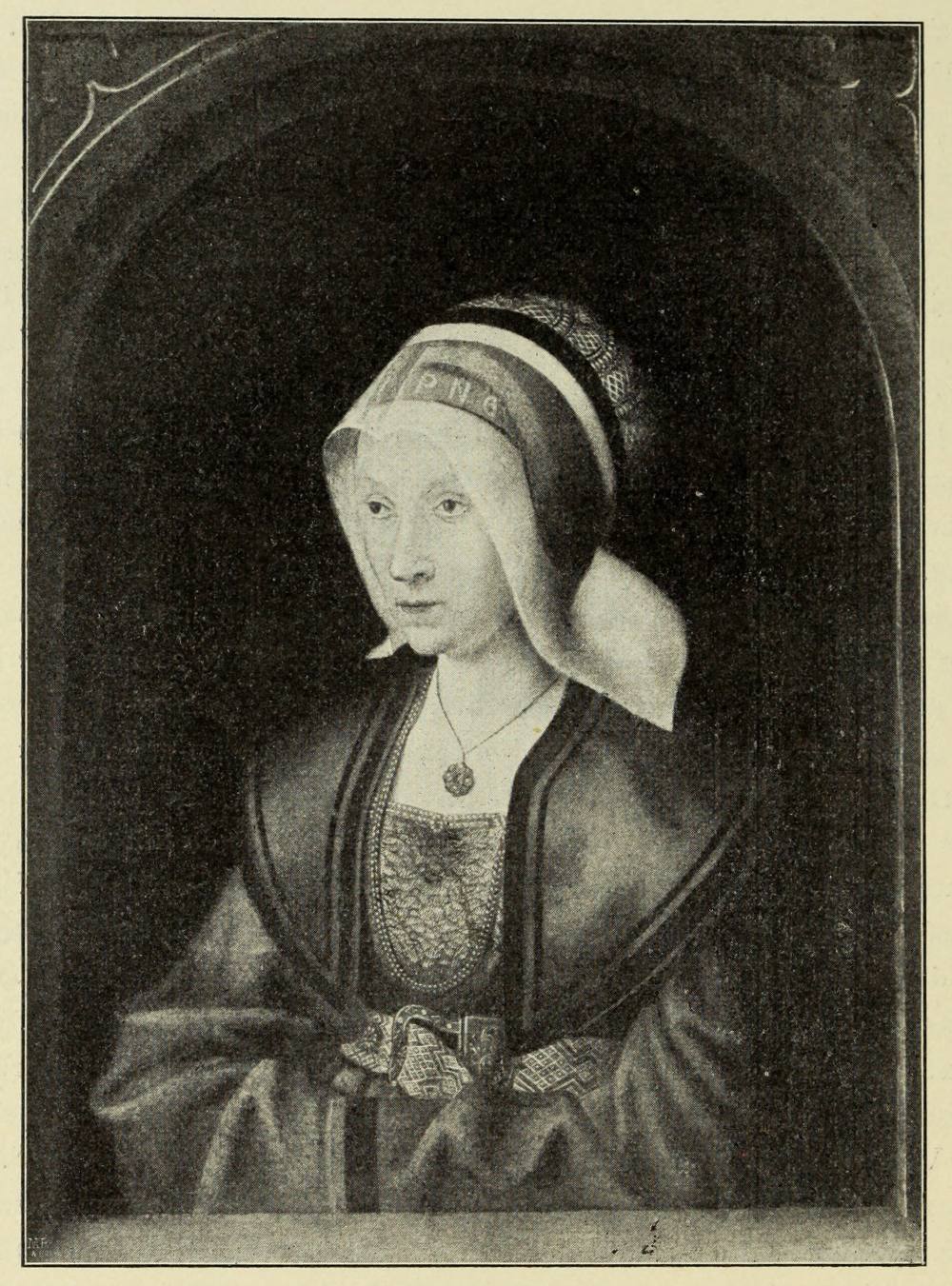 Weibliches Bildnis vom Meister von S. Severin.