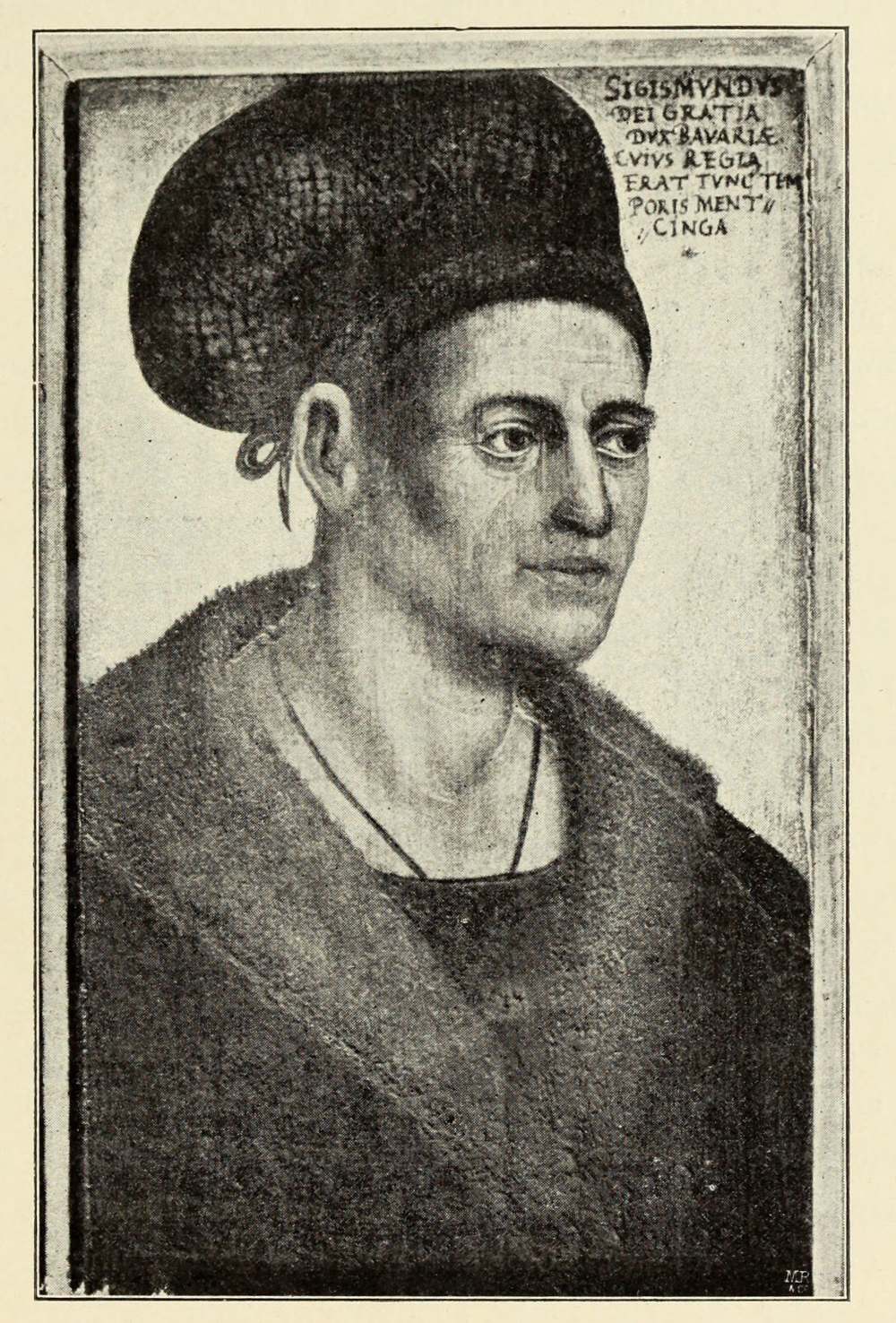 Porträt des Herzogs Sigmund