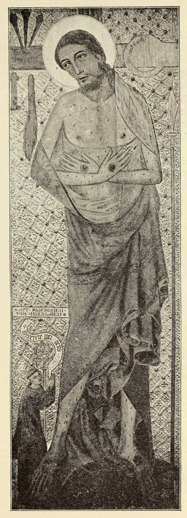 Schmerzensmann mit Stifter