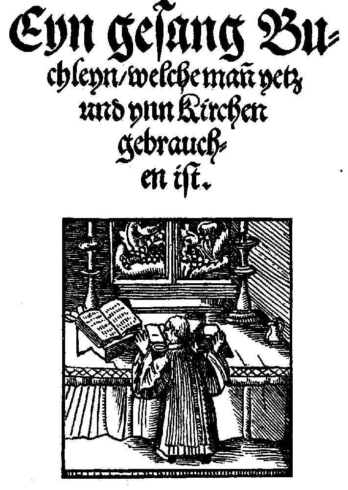 Titelblatt des Zwickauer Gesangbuchs