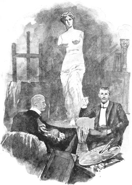 A grófot festői műhelyében találta.