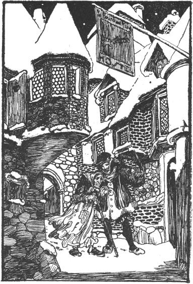 Karonfogta az öreg koldusasszonyt, elvezette a házába.