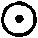 Circle with center dot